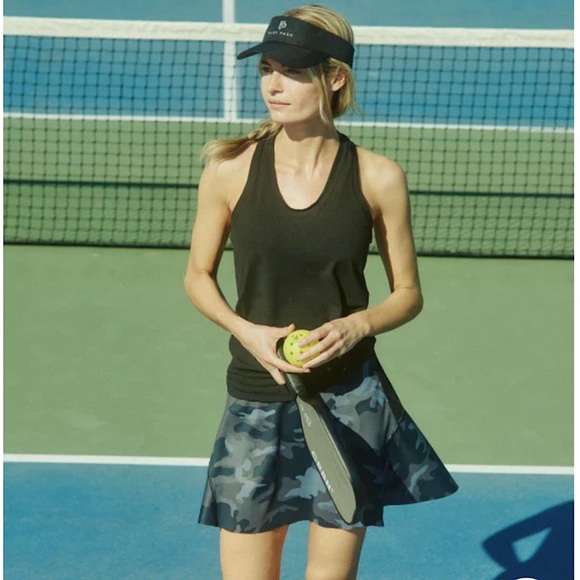Flint Park NWT Women's Volley Tank Black Sz XL Athletic Tennis Moisture Wicking - Picture 6 of 6